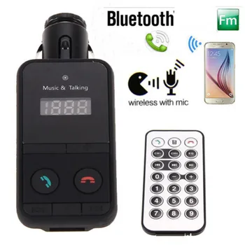 

FM Transmitter Car Stereo Bluetooth Hands free Car MP3 Player FM Modulator Audio Player USB Slot support Car Charger for iPhone