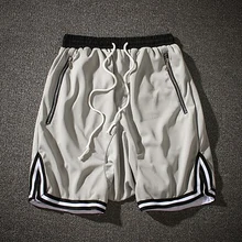 Винтажные шорты мужские повседневные спортивные штаны с эластичной талией красные зеленые шорты мужские хаки коррида мужские брюки мужские шорты для бега S6T73