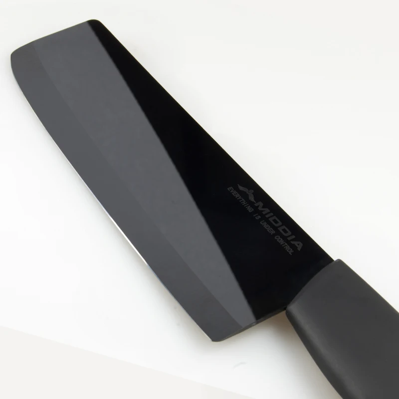 Зеркальная лопасть керамический нож Кливер кухонные ножи в 5 дюймов хорошо овощной нож для резки мяса