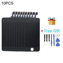 10 PCS iPartsBuy 3 in 1 for iPhone 5S LCD + Frame + Touch Pad + Free Gift Digitizer Assembly