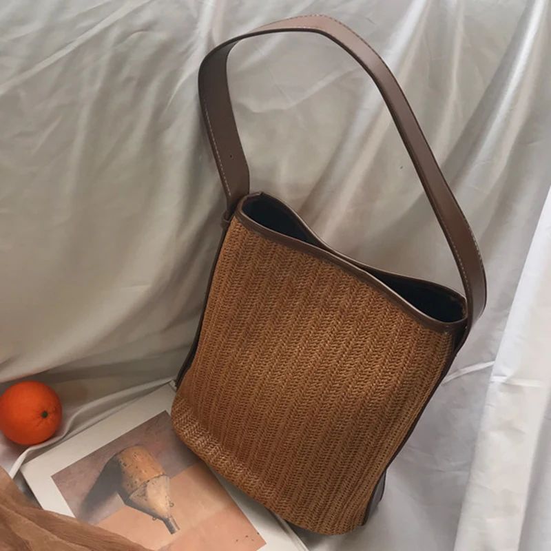 designer raffia bags