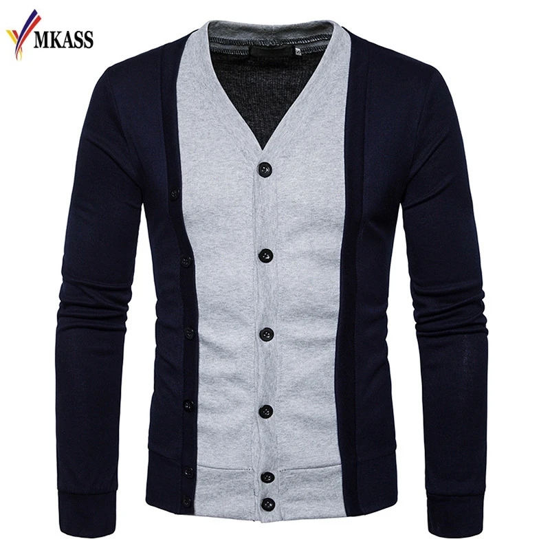 New Spring Autumn Fashion Brand Clothing Men Knitted