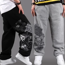 Хип-хоп мужские джоггеры Паркур B-boys уличные танцевальные Свободные Штаны спортивные штаны