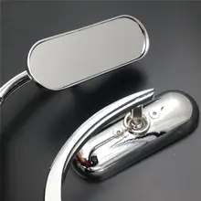 For Motorcycle Suzuki Savage Intruder Volusia Boulevard Chrome Custom Mini Oval mirrors