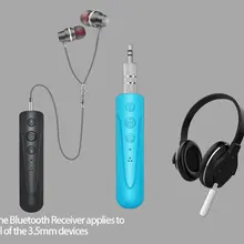 Беспроводной Bluetooth 3,5 мм вспомогательный аудиоресивер адаптер музыкальный приемник MP3-плеер автомобильный bluetooth-комплект Hands-Free