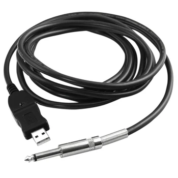 

Guitar-based USB Link cable instrument PC Recording 3M