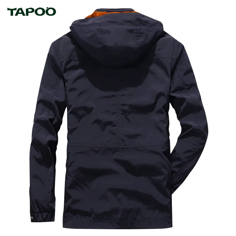TAPOO для мужчин's куртки 2017 демисезонный Стенд воротник Windpoof непромокаемые