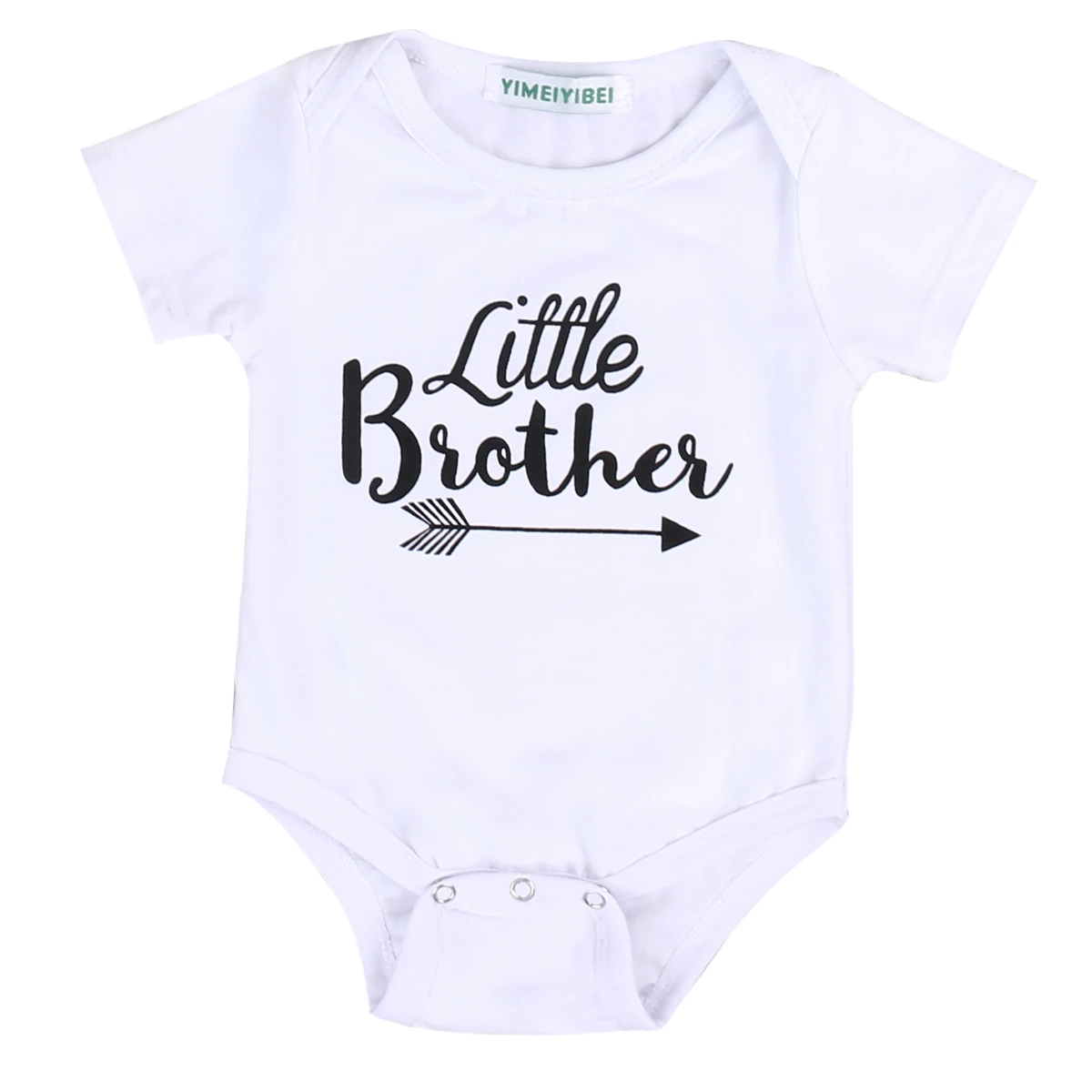 

0-18M Newborn Baby Boys Clothes Short Sleeve Romper Deer Long Pants Little Brother Outfits Kids Clothing Set
