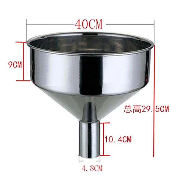 Funnel Stainless Steel Large funnel stainless steel metal wine funnel