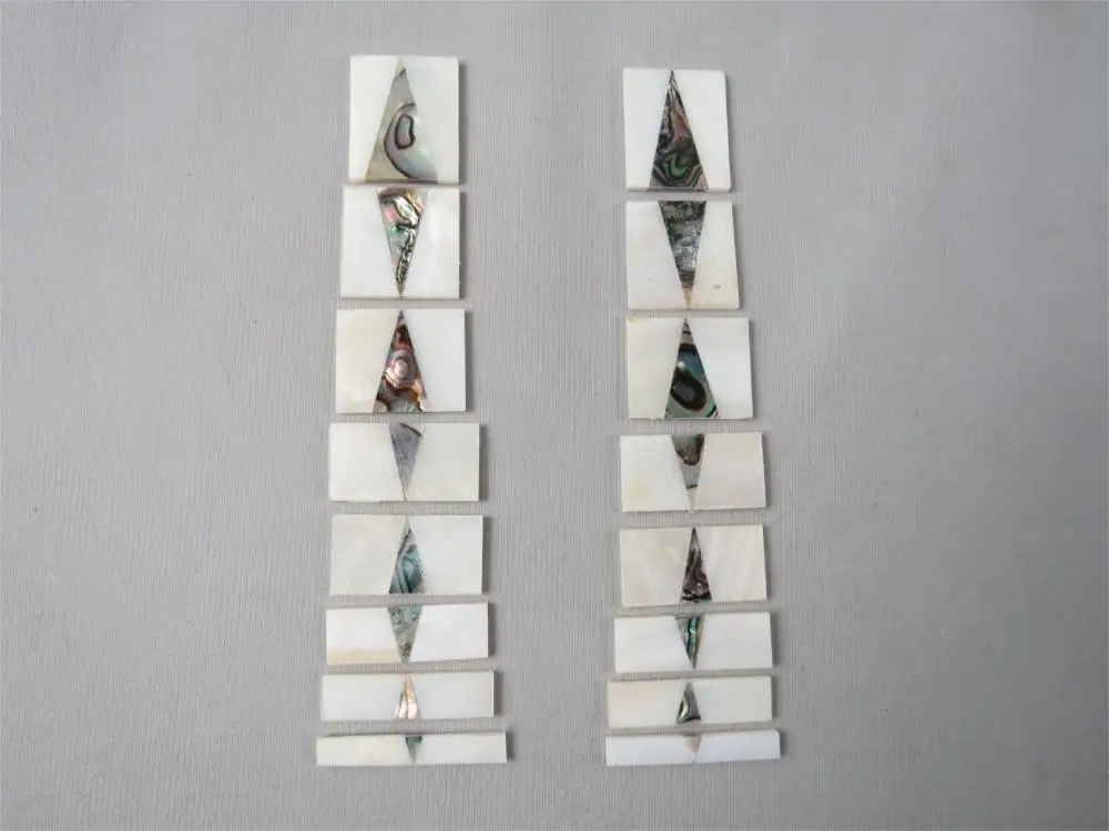 

2 sets of Guitar fingerboard scale decorate inlay combination shall blank