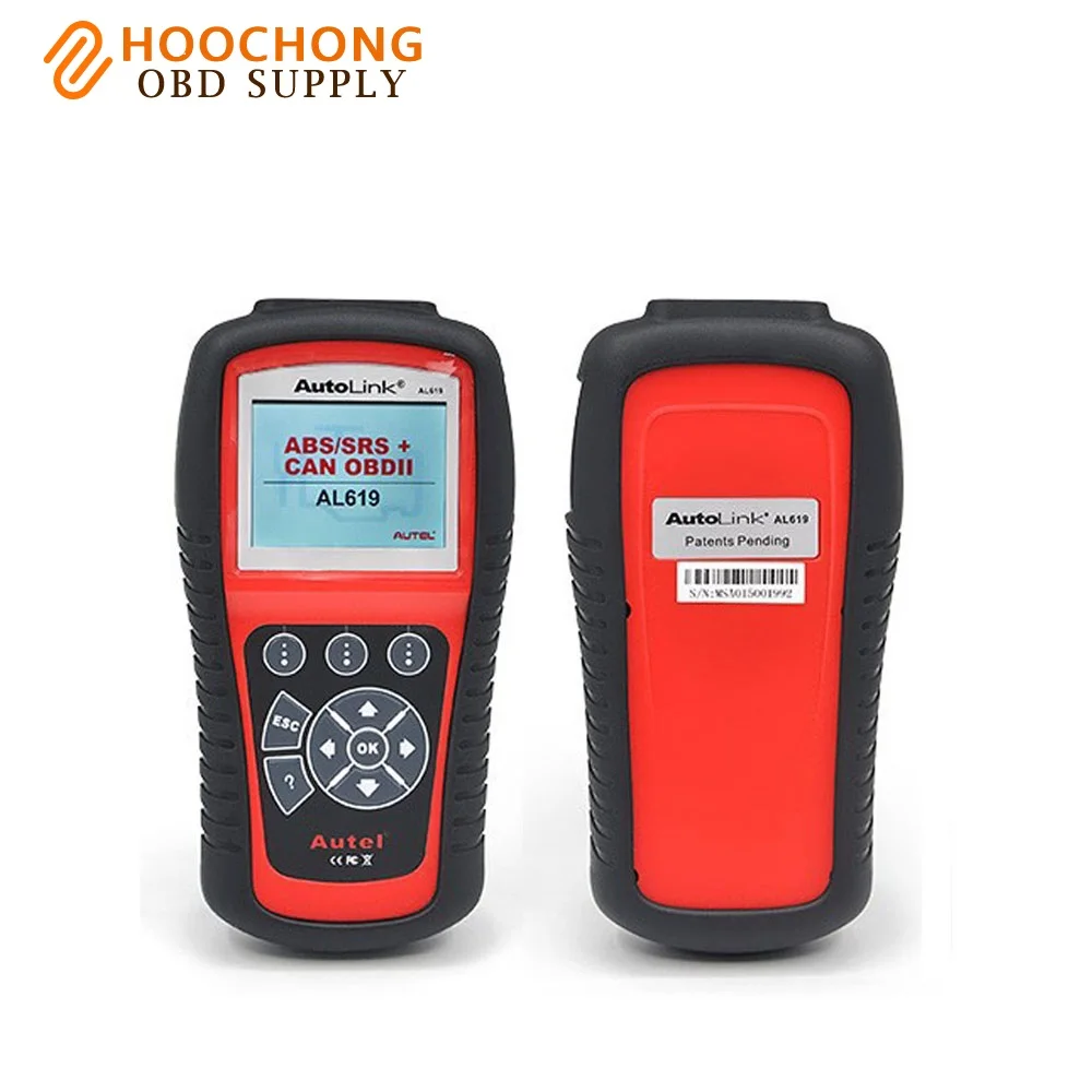 Autel Autolink AL619 Diagnostic Scan Tool ABS SRS Reset Check Engine