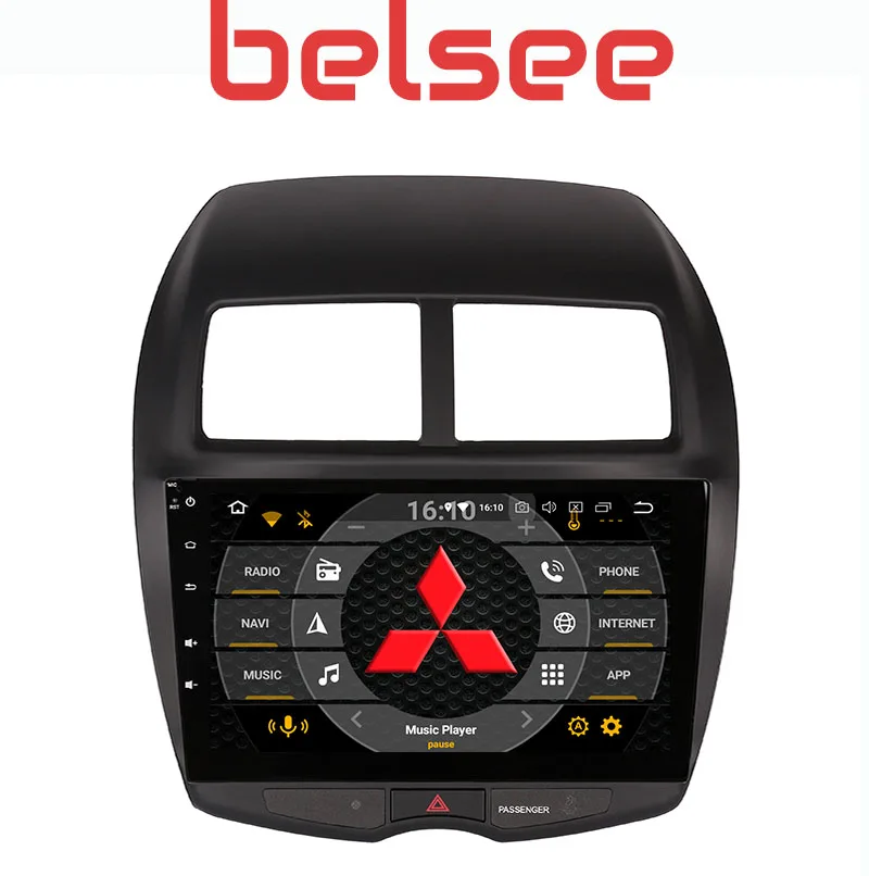 

Belsee Android 8.0 Radio Car Multimedia Player Head Unit GPS Navigation Stereo for Mitsubishi ASX 2010 2011 2012 2013 2014 2015