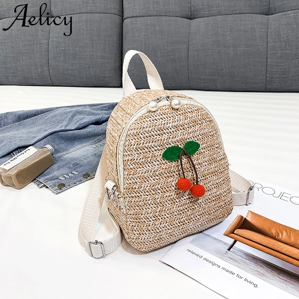 Aelicy المرأة اللون مطابقة البرية الأزياء الترفيه السفر حقيبة حقيبة طالب السفر حقيبة طالب رفرف الرياضة جيب للهاتف ظهره حقيبة