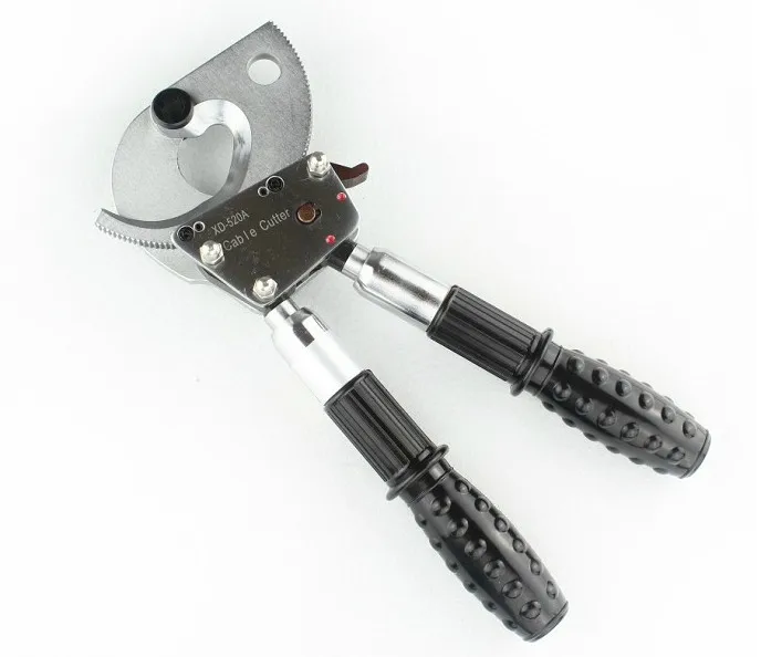 xd 520a ratchet cable cutter cut ASCR,steel wire rope,reinforced steel
