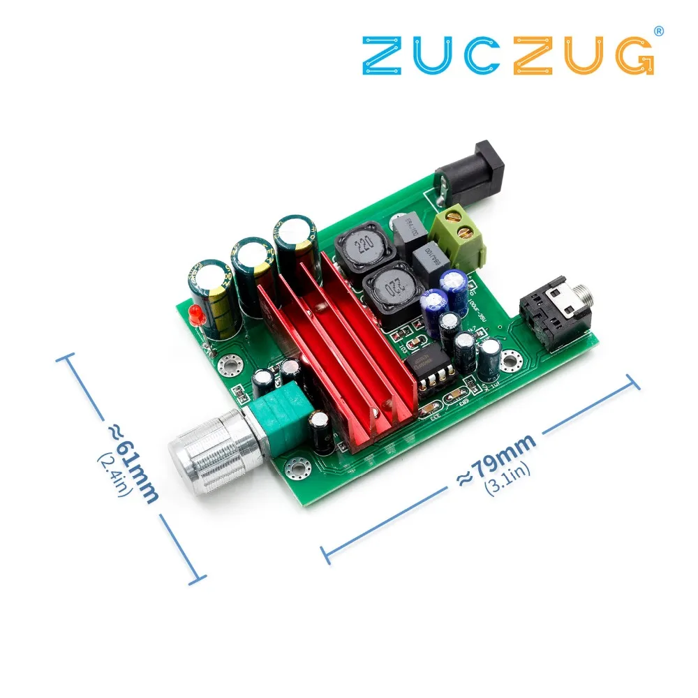 Усилитель для TPA3116D2 сабвуферный цифровой усилитель мощности 100 Вт Плата усилителя аудио модуль