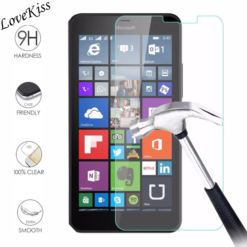 Защитная пленка для экрана из закаленного стекла 9H Microsoft Nokia Lumia 430 435 530 535 540 550 630 635