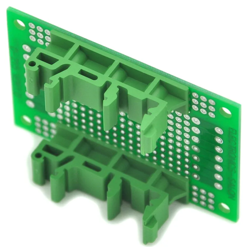 Прототип PCB с din-рейку адаптер, 47.4X72 мм, для din-рейку проектов DIY