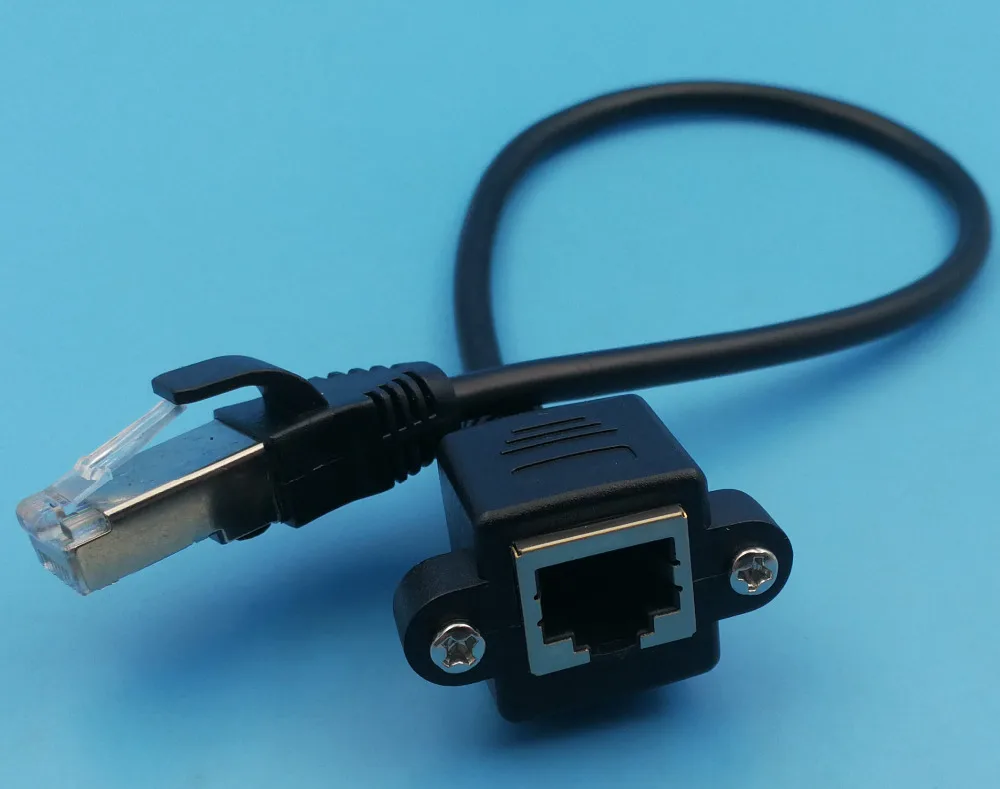 

1Pcs RJ45 Ethernet Lan Male to Female Network Cable Extension Extender Cord 30cm