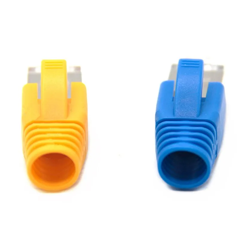 Красочные кошачьи 7 штепсельные вилки крышка сетевой Ethernet кабель Натяжная RJ45 Cat7