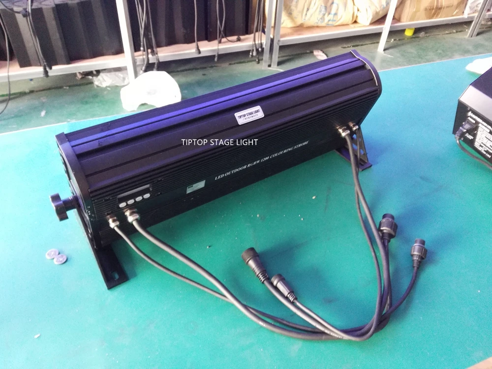 Gigertop TP-S1200RGBW водонепроницаемый IP65 1200 Вт светодиодный стробоскопический светильник высокой мощности Светодиодный светильник-вспышка плавный диммер/шайба ЖК-дисплей