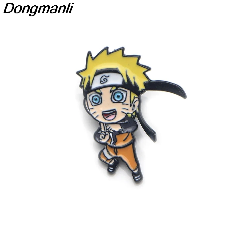 P3229 Dongmanli Uzumaki Naruto металлические эмалированные булавки и броши для женщин и мужчин нагрудные булавки рюкзак сумки шляпа значок подарки