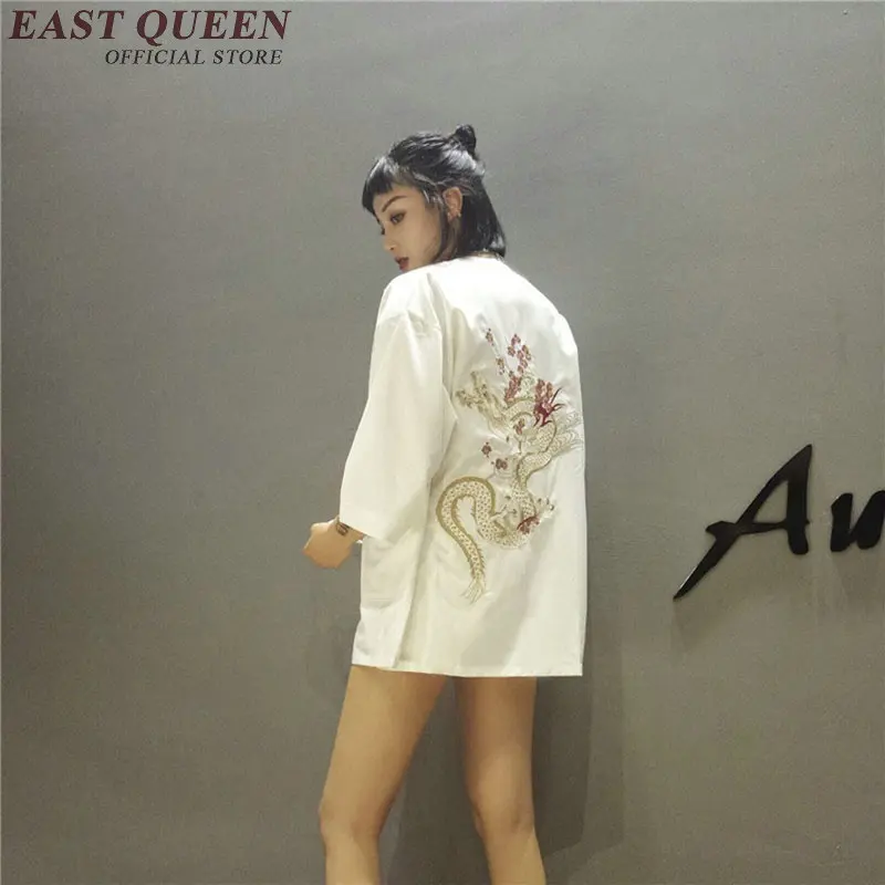 kimono shirt women japan kimono cardigan women haori dragon yukata traditional japanese clothing KK1071 Y