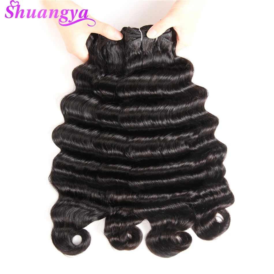 Shuangya Malaysian Hair Wave Bundles With Closure Natural Wave Remy Hair Extensions 3 Bundles Human Hair Bundles With Closure Shuangya Malaysian Hair Wave Bundles With Closure Natural Wave Remy Hair Extensions 3 Bundles Human Hair Bundles With Closure