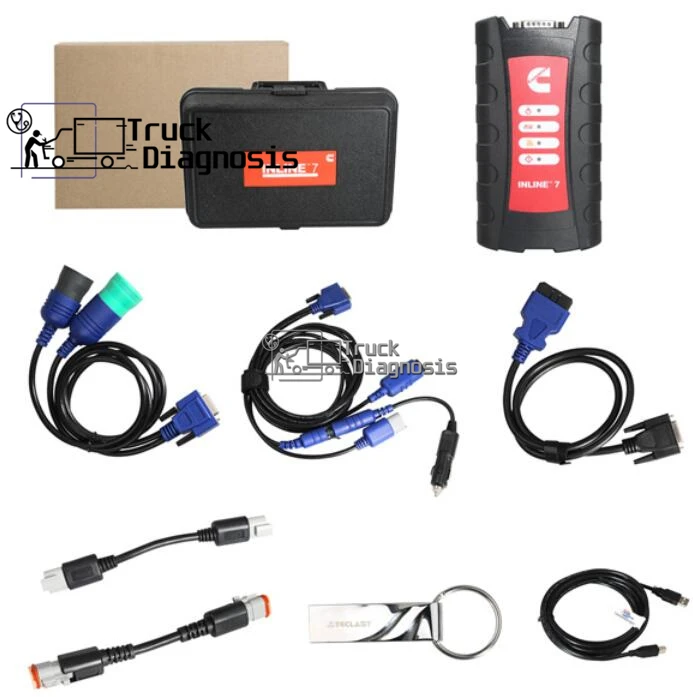 

INLINE 7 Data Link Adapter Insite v8.3 Data Link Adapter Diesel inline7 Heavy Duty Truck Diagnostic Tool