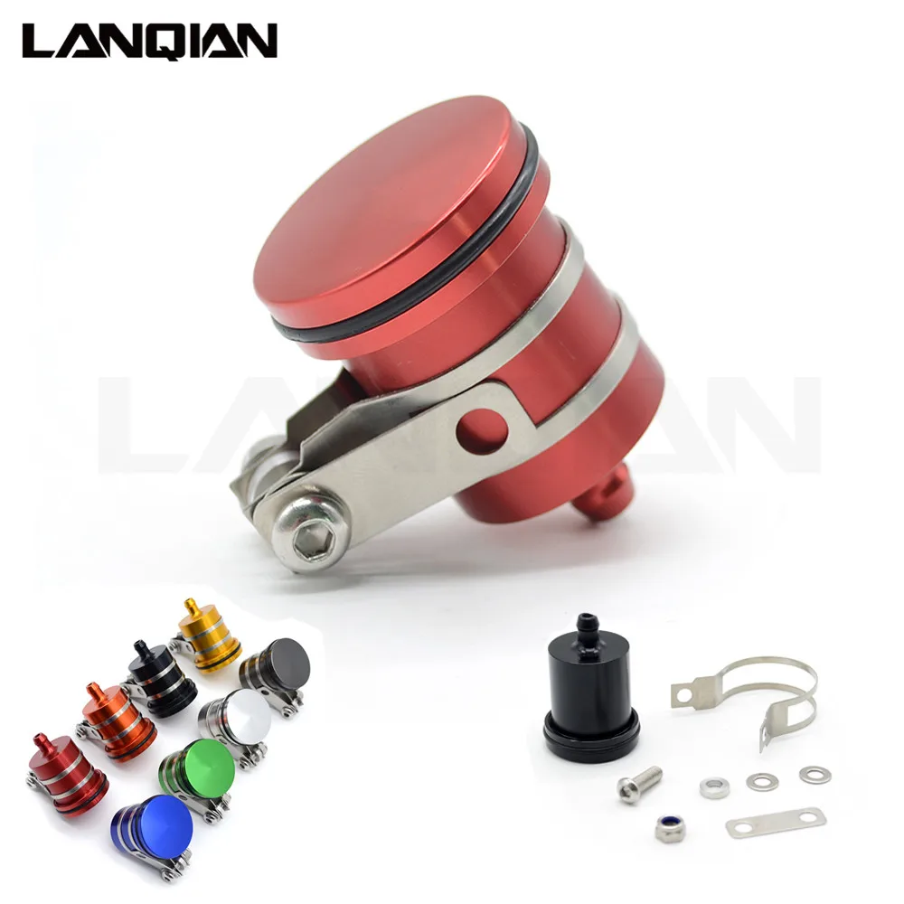 Universal Cnc Motorcycle Rear Brake Fluid Reservoir Clutch Tank Oil