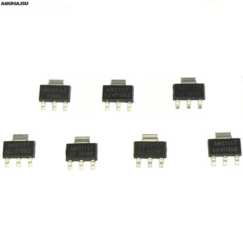 

50PCS AMS1117 series AMS1117-3.3V AMS1117-ADJ AMS1117-1.8V AMS1117-1.2V AMS1117-5.0V AMS1117-2.5V AMS1117-3.3 AMS1117-5.0
