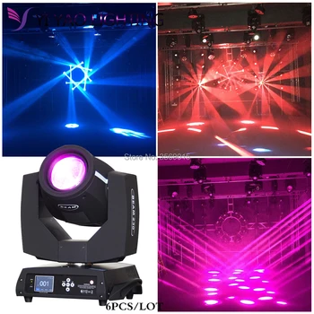 

6pcs/lot 200W Moving Head Light/ Disco Lights for Club Nightclub dj Beam 5R