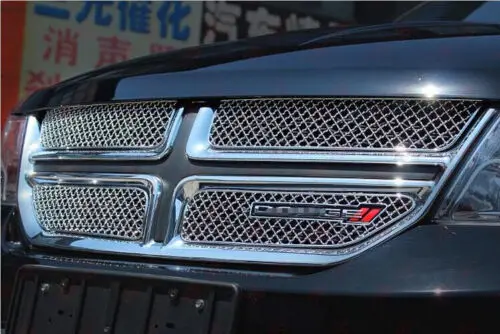 Стальной медовый передний Центр решетка гриль крышка подходит для Dodge Journey 2013