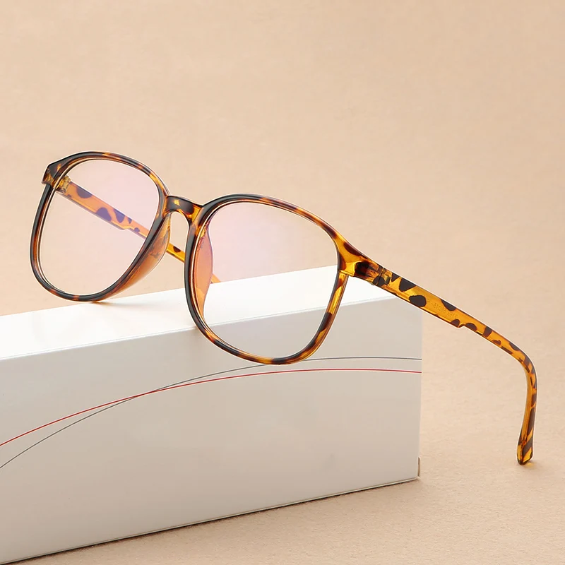 

2019 New Retro Fashion Flat Mirror Double Beam Transparent Glasses Frame Men and Women Trend Retro Glasses Frame