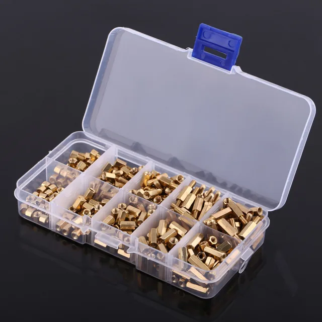 Diy Pcb Standoffs 300pcs/set Brass M3 Standoffs Male Female Hex Standoff Spacer PCB Board