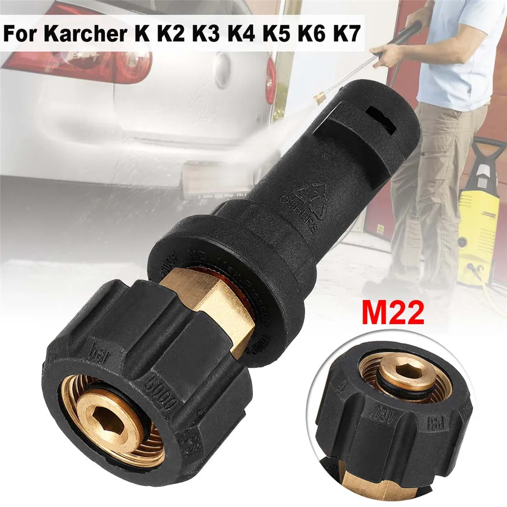 

Pressure Washer Jet Wash M22 Female Conversion Fitting for Karcher K K2 K3 K4 K5 K6 K7 Car Washer Spraying G un Tool Parts