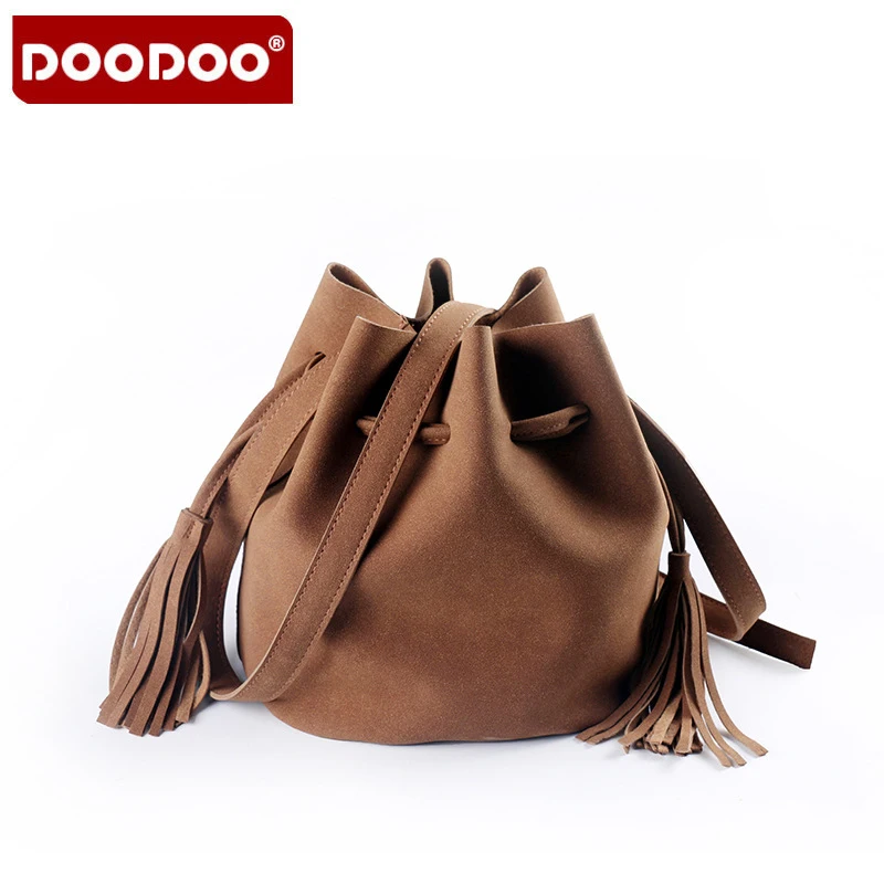 Doodoo 2017 Для женщин Курьерские сумки хорошее качество мешок ведро дамы Клатчи