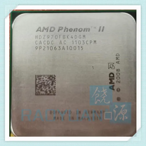 Процессор AMD Phenom II X4 970 X4-970 Black Edition 3,5 ГГц HDZ970FBK4DGM 125 Вт настольный процессор Socket AM3