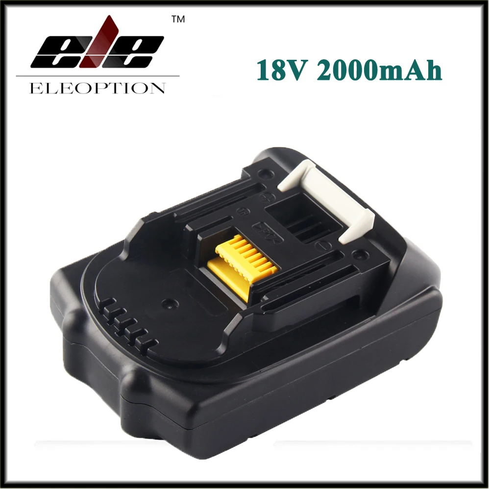 

Eleoption 18V 2000mAh Li-ion Replacement Power Tool Battery For MAKITA 194205-3 194309-1 BL1815