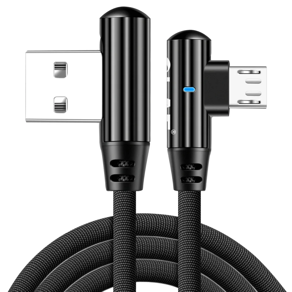 Олаф 3а микро USB кабель 90 градусов быстрая зарядка Microusb зарядное устройство кабель для samsung S7 Xiaomi Redmi Note 5 Pro huawei LG Android