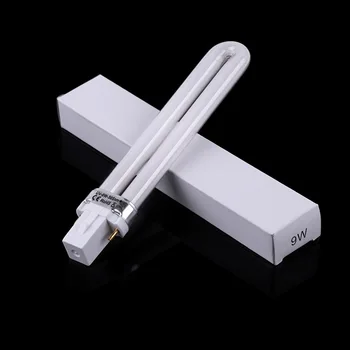 

NEW 4 Pcs 9W Nail UV Gel Machine Lamp Light Bulb Tube for Electronic Nail Dryer Replacement