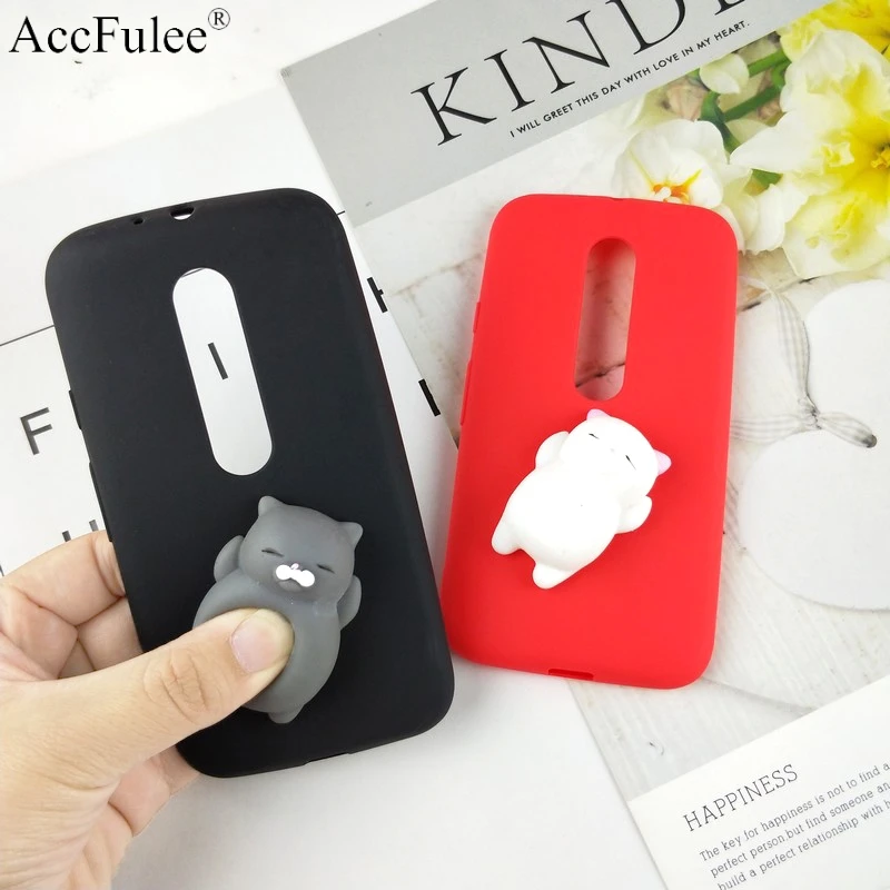 

Cute Toys Squishy Case For Moto G3 Funny Cat Cases For Motorola Moto G3 XT1540 XT1541 XT1542 XT1543 XT1550 Phone Bags Cover