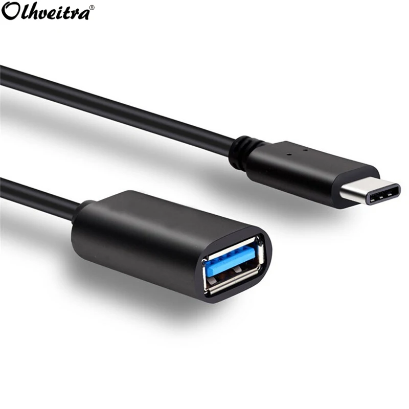 

Olhveitra Type C OTG USB C Cable Adapter For Xiaomi Huawei Samsung Galaxy MacBook Google MacBook Pro Type-c Adaptador USB Tipo C