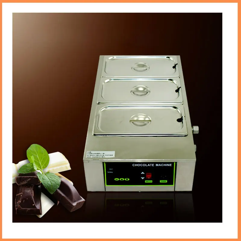 Fast Shipping Food Machine Digital Chocolate Melting Machine Stainless Steel Chocolate Machine Household and Commercial