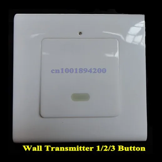 

86 Wall Transmitter Panel Remote Control Transmitter Free Stick anywhere 1/2/3 Button EV1527 Learning Code Transmitter 315MHZ
