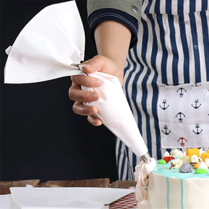 

35/40/46/50/55cm 100% Cotton Cream Pastry Icing Bag Baking Cooking Cake Tools Piping Bag Kitchen Accessories Eco-Friendly