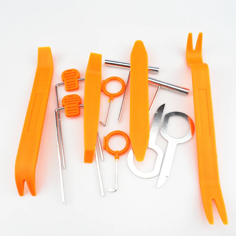 Us 3 99 20 Off Repair Tools 12pcs Car Disassembly Tools Dvd Stereo Refit Kits Interior Plastic Trim Panel Dashboard Installation Removal In Interior