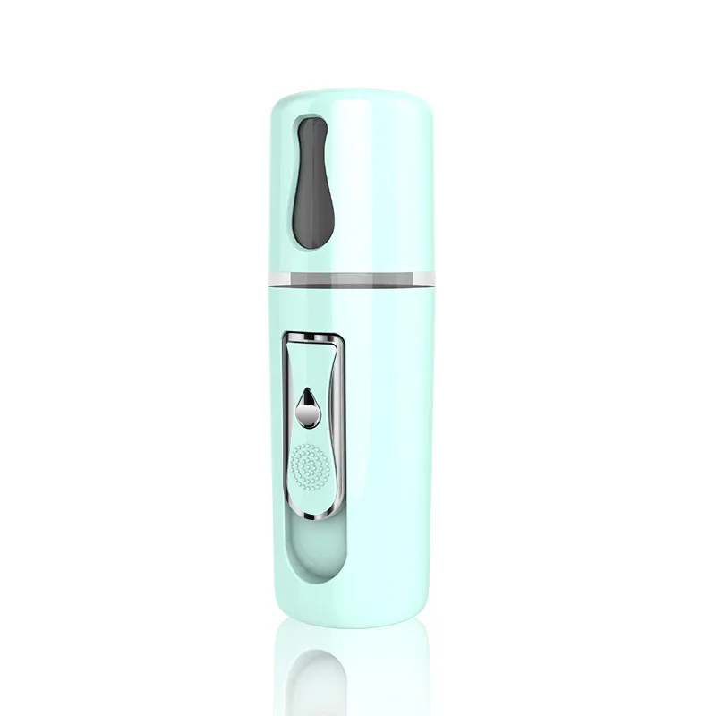 Green USB портативный нано-распылитель для лица удобный распылитель Пароварка для лица устройство для ухода за кожей - Цвет: Green