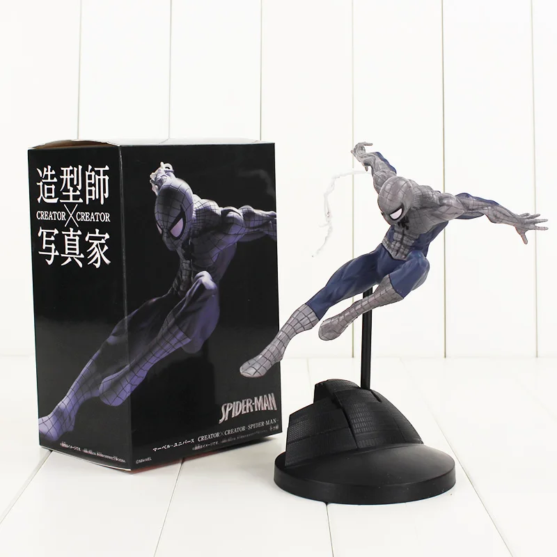 18 Cm Anime Spiderman CREATOR X CREATOR Spider Man PVC Action Figures 