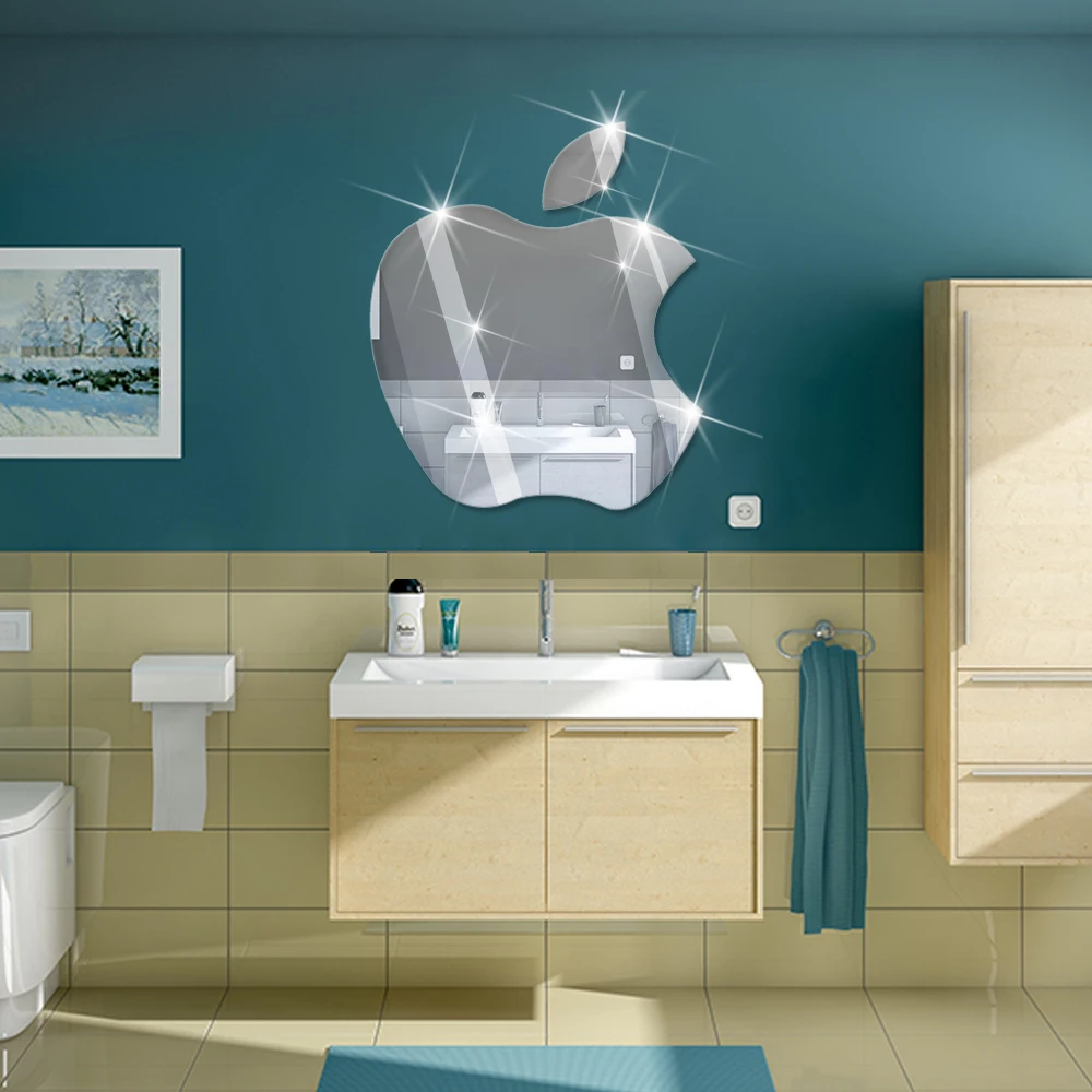 Bathroom Mirror Stickers popular wall sticker mirror apple-buy cheap wall sticker mirror Bathroom Mirror Stickers popular wall sticker mirror apple-buy cheap wall sticker mirror