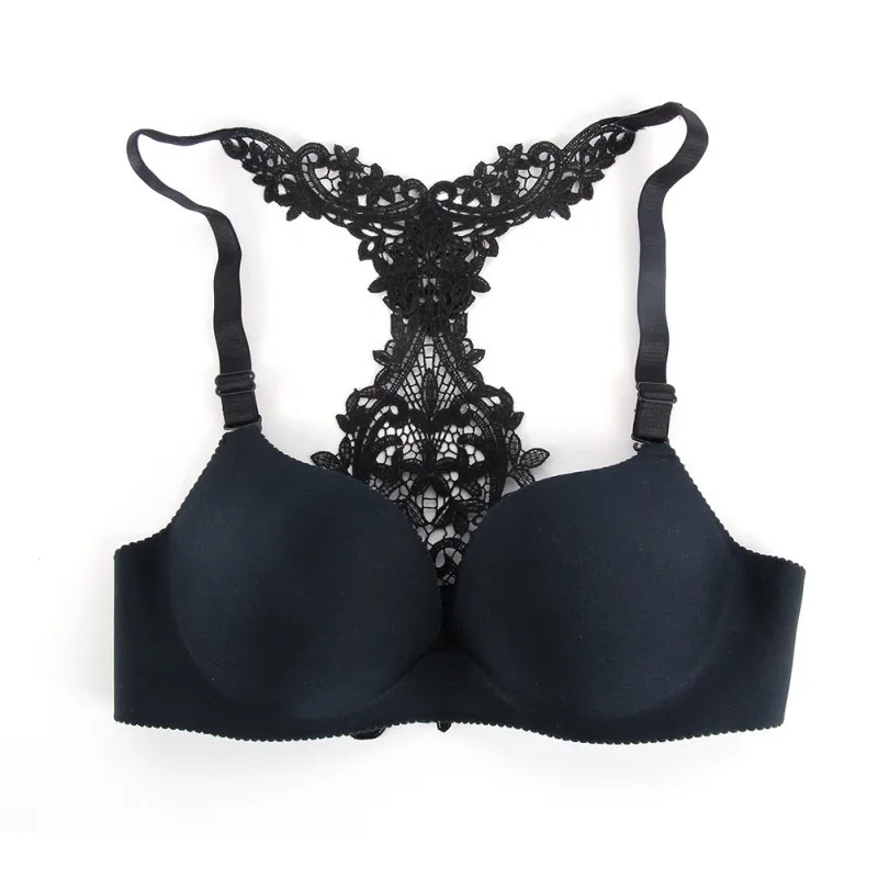 Hot Sale Sexy Women Lace Push Up Bra Racerback Seamless Bras Fashion 32